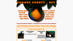 What Orangecounty.net website looked like in 2020 (5 years ago)