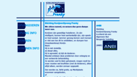 What Opvangfranky.nl website looked like in 2020 (4 years ago)