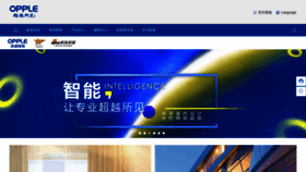 What Opple.com.cn website looked like in 2020 (4 years ago)