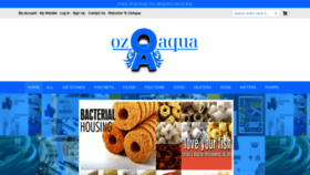 What Ozaqua.com.au website looked like in 2020 (4 years ago)