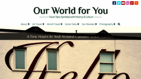 What Ourworldforyou.com website looked like in 2020 (4 years ago)