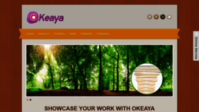 What Okeaya.com website looked like in 2020 (4 years ago)