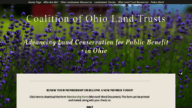 What Ohiolandtrusts.org website looked like in 2020 (4 years ago)