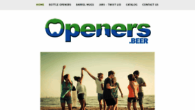 What Openers.beer website looked like in 2020 (4 years ago)