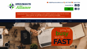 What Officeproductsalliance.com website looked like in 2020 (4 years ago)