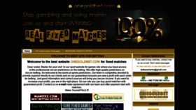What Onegoldbet.com website looked like in 2020 (4 years ago)