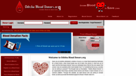 What Odishablooddonors.org website looked like in 2020 (4 years ago)