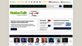What On.nationtalk.ca website looked like in 2020 (4 years ago)