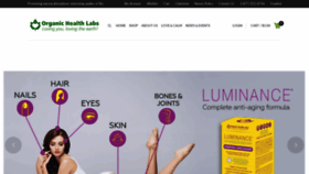 What Organichealthlabs.com website looked like in 2020 (4 years ago)