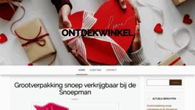 What Ontdekwinkel.nl website looked like in 2020 (4 years ago)
