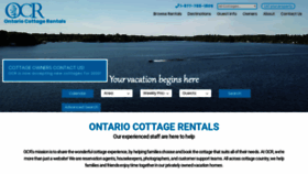 What Ontariocottagerentals.com website looked like in 2020 (4 years ago)