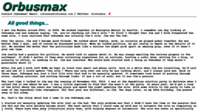What Orbusmax.com website looked like in 2020 (4 years ago)