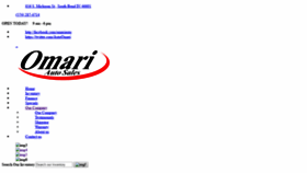 What Omariauto.com website looked like in 2020 (4 years ago)