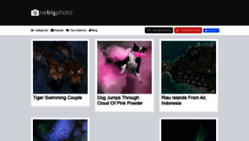 What Onebigphoto.com website looked like in 2020 (4 years ago)