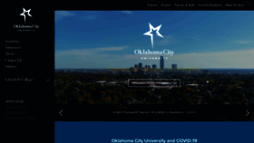 What Okcu.edu website looked like in 2020 (4 years ago)