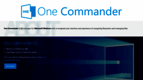 What Onecommander.com website looked like in 2020 (4 years ago)