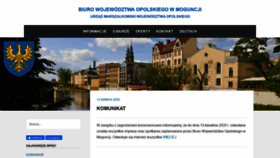 What Opolskie.de website looked like in 2020 (4 years ago)