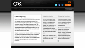 What Oakcomputing.com website looked like in 2020 (4 years ago)