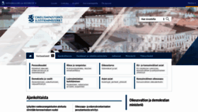 What Oikeusministerio.fi website looked like in 2020 (4 years ago)