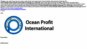 What Oceanprofit.com website looked like in 2020 (4 years ago)