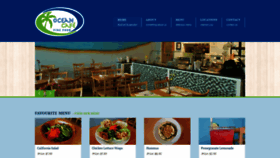 What Oceancafenj.com website looked like in 2020 (5 years ago)