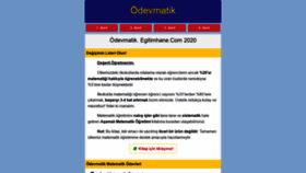 What Odevmatik.com website looked like in 2020 (4 years ago)