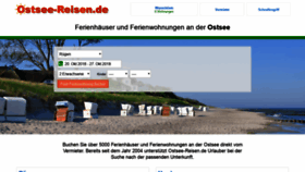 What Ostsee-reisen.de website looked like in 2020 (4 years ago)