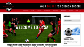 What Oregonyouthsoccer.org website looked like in 2020 (4 years ago)