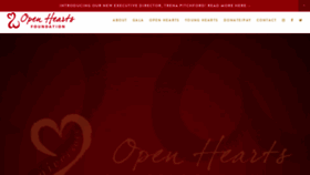 What Openheartsfoundation.org website looked like in 2020 (4 years ago)