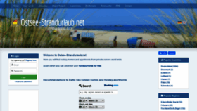 What Ostsee-strandurlaub.net website looked like in 2020 (4 years ago)