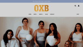 What Oxb-studio.com website looked like in 2020 (4 years ago)