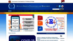 What Odpm.gov.tt website looked like in 2020 (4 years ago)