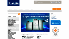 What Olsonic.se website looked like in 2020 (4 years ago)