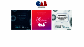 What Oab-sc.org.br website looked like in 2020 (5 years ago)