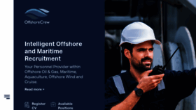 What Offshorecrew.no website looked like in 2020 (6 years ago)
