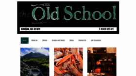 What Oldschoolrestaurant.co.uk website looked like in 2020 (4 years ago)