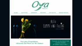 What Oya-fleurs.com website looked like in 2020 (4 years ago)