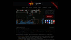 What Openra.net website looked like in 2020 (4 years ago)