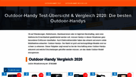 What Outdoor-handy-test.com website looked like in 2020 (4 years ago)