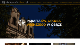 What Obraparafia.oblaci.pl website looked like in 2020 (4 years ago)