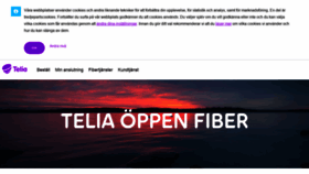 What Oppenfiber.se website looked like in 2020 (4 years ago)