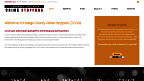 What Occrimestoppers.org website looked like in 2020 (4 years ago)