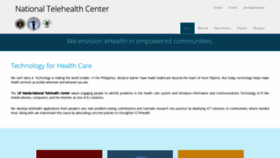 What One.telehealth.ph website looked like in 2020 (4 years ago)