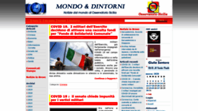 What Osservatorio-sicilia.it website looked like in 2020 (4 years ago)
