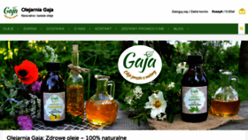 What Olejarnia-gaja.pl website looked like in 2020 (4 years ago)