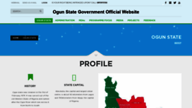 What Ogunstate.gov.ng website looked like in 2020 (4 years ago)
