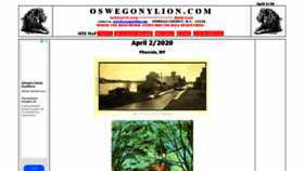 What Oswegonylion.com website looked like in 2020 (4 years ago)