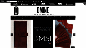 What Omine.com.mx website looked like in 2020 (4 years ago)