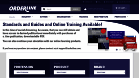 What Orderline.com website looked like in 2020 (4 years ago)