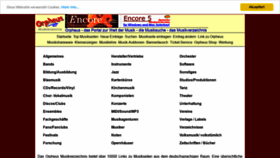 What Orpheus.at website looked like in 2020 (4 years ago)